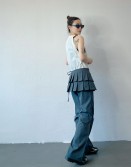Grey Double Layer Pants #250416